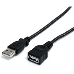 StarTech 3M NEGRO USB 2.0 PROLONGACIÓN DE CABLE A TO A - MACHO/HEMBRA