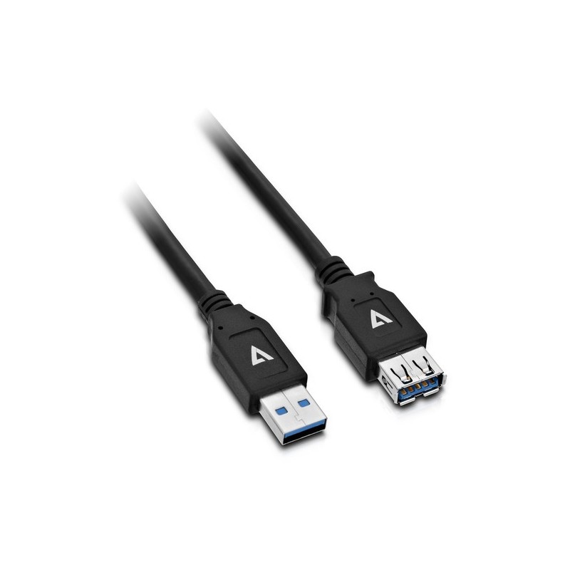 V7 USB3.0A TO A EXT CABLE 2M NEGRO