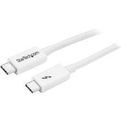 CABLE 2M THUNDERBOLT 3 USB-C 20GBPS WHITE