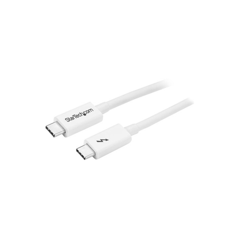 CABLE 2M THUNDERBOLT 3 USB-C 20GBPS WHITE