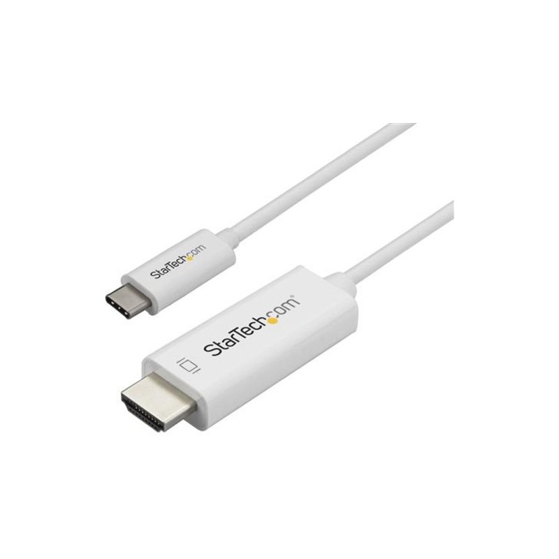 StarTech CABLE 1M USB-C A HDMI 4K 60 HZ BLANCO