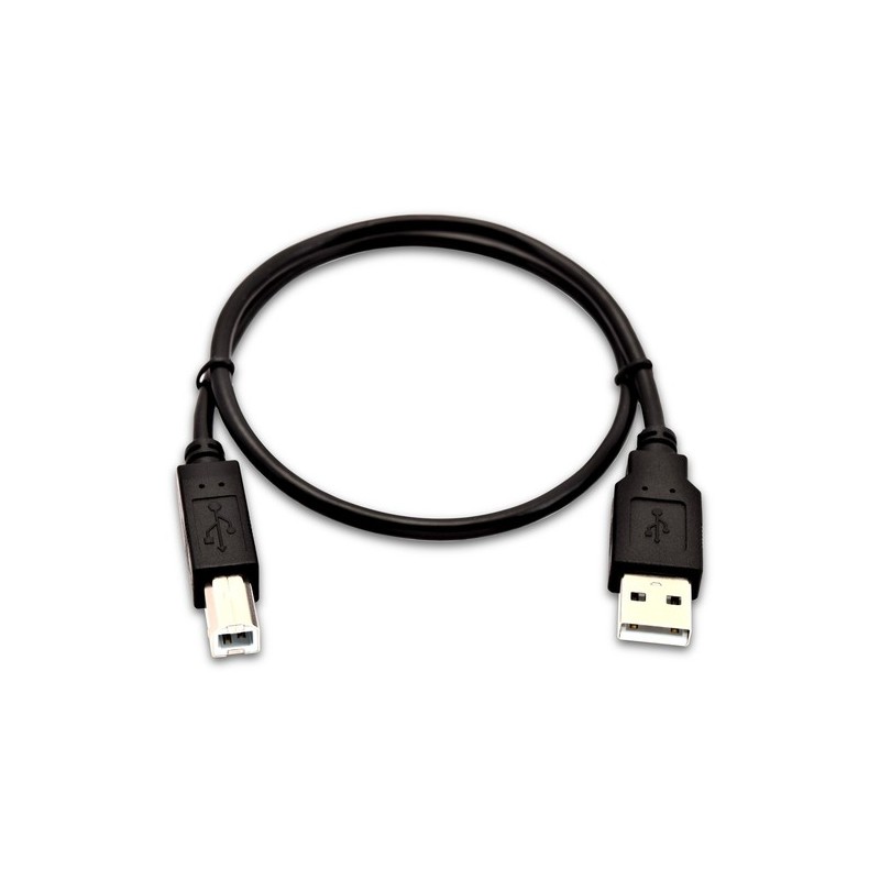 V7 CABLE 2.0 USB-A A USB-B 50CM MACHO/MACHO