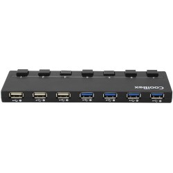 Coolbox HUB USB 7 PUERTOSS 4 USB-A 3.0