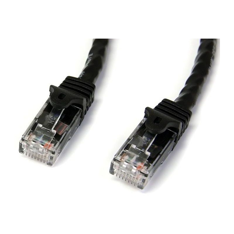 StarTech CABLE 15M RED ETHERNET RJ45 UTP CAT6 GIGABIT NEGRO SIN ENGANC