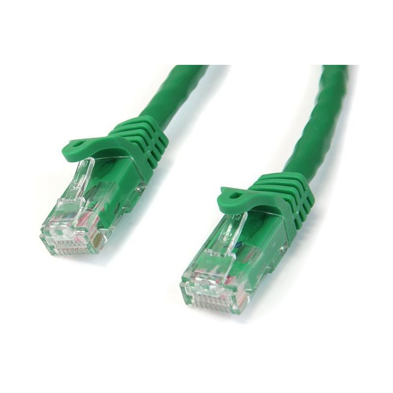 StarTech CABLE 15M RED ETHERNET RJ45 UTP CAT6 GIGABIT VERDE SIN ENGANC