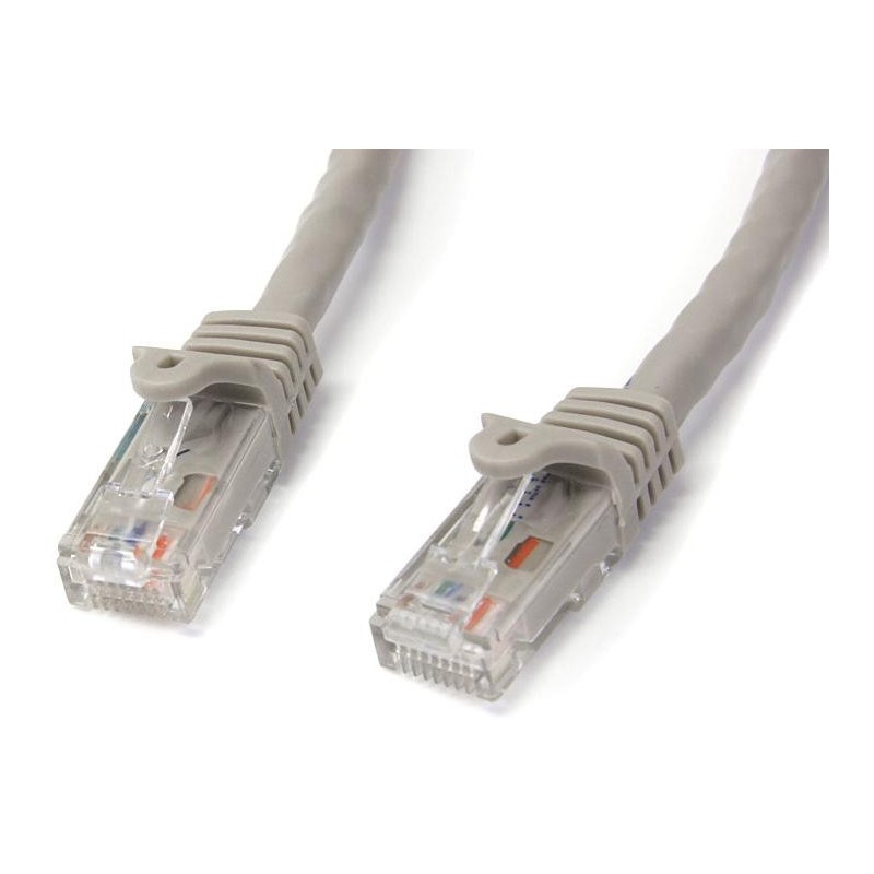 StarTech CABLE 15M RED ETHERNET RJ45 UTP CAT6 GIGABIT GRIS SIN ENGANCH