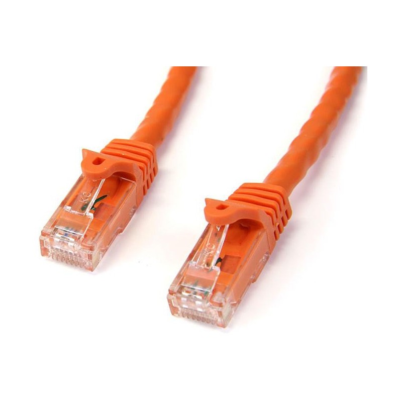 StarTech CABLE 15M RED ETHERNET RJ45 UTP CAT6 GIGABIT NARANJA SIN ENGA