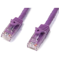 StarTech CABLE 15M RED ETHERNET RJ45 UTP CAT6 GIGABIT MORADO SIN ENGAN