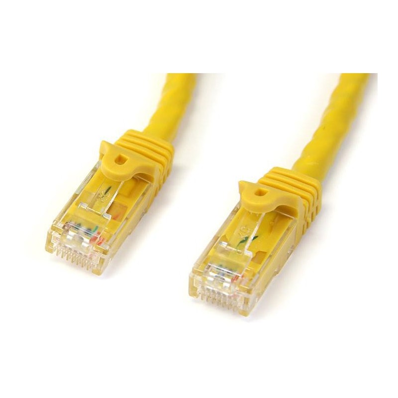 StarTech CABLE 15M RED ETHERNET RJ45 UTP CAT6 GIGABIT AMARILLO SIN ENG