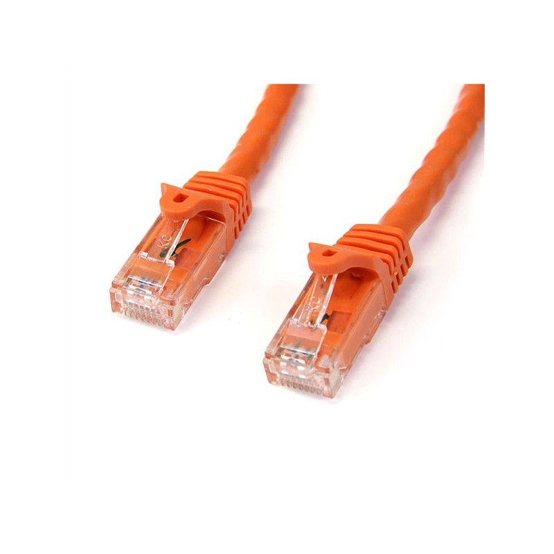 StarTech 2M CAT6 NARANJA SIN ENGANCHE GIGABIT ETHERNET RJ45 CABLE MACH