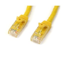 StarTech 2M CAT6 AMARILLO SIN ENGANCHE GIGABIT ETHERNET RJ45 CABLE MAC