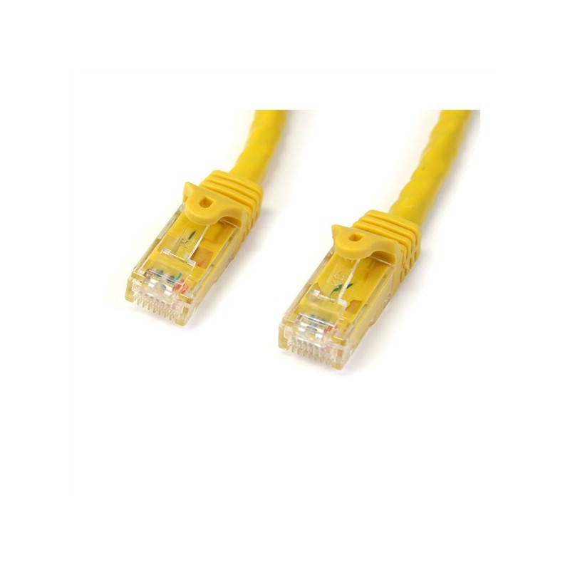 StarTech 2M CAT6 AMARILLO SIN ENGANCHE GIGABIT ETHERNET RJ45 CABLE MAC