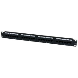 StarTech 1U 24 PUERTOS NETWORK PATCH PANEL 110 TYPE MONTAJE EN BASTIDO