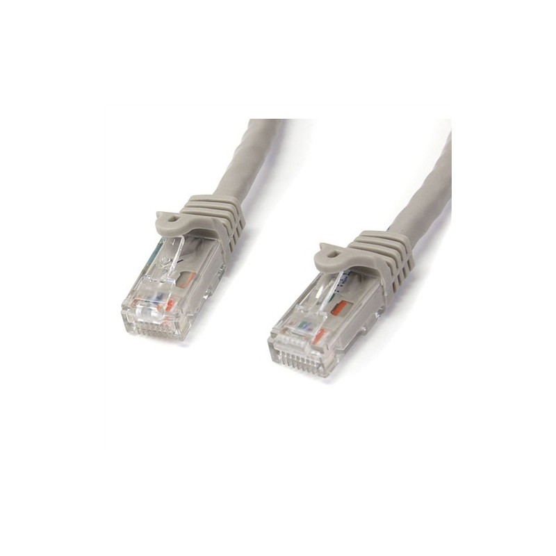 StarTech 1M CAT6 GRIS SIN ENGANCHE GIGABIT ETHERNET RJ45 CBL MACHO-MAC