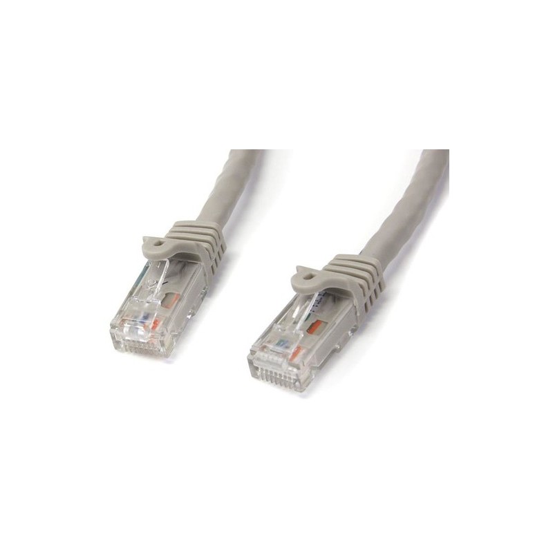 StarTech 0.5M CAT6 GRIS SIN ENGANCHE GIGABIT ETHERNET RJ45 CABLE