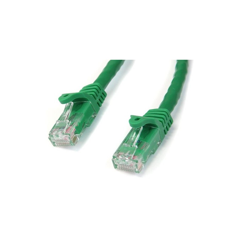 StarTech 0.5M CAT6 VERDE SIN ENGANCHE GIGABIT ETHERNET RJ45 CABLE