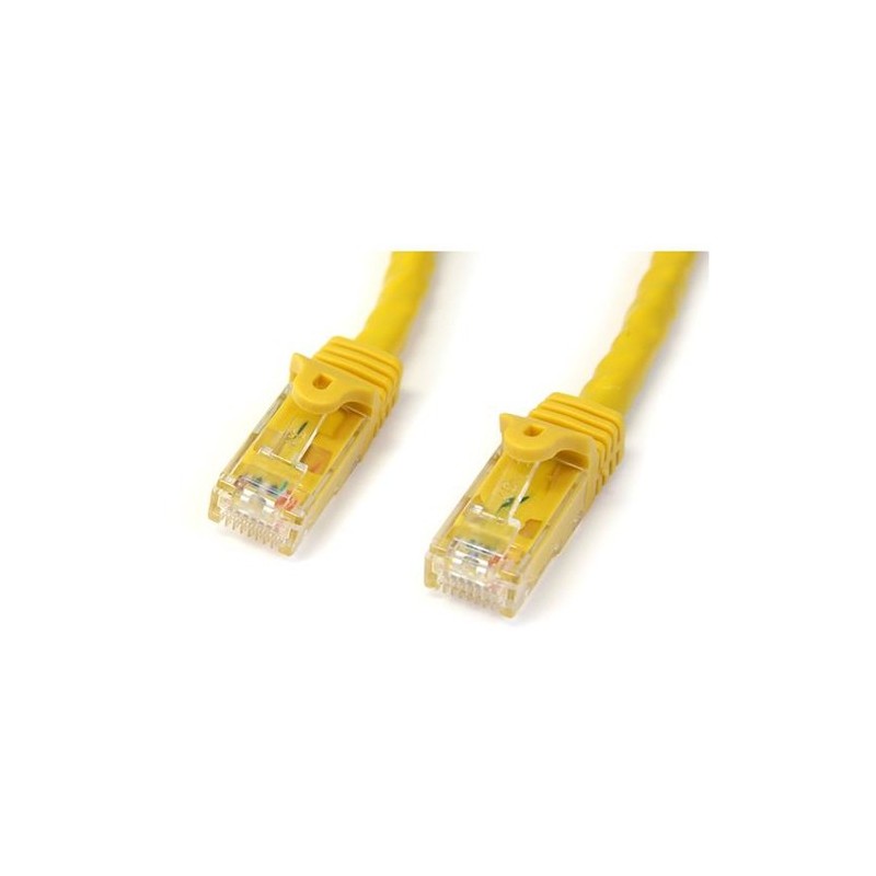 StarTech 3M CAT6 AMARILLO SIN ENGANCHE GIGABIT ETHERNET RJ45 CABLE MAC