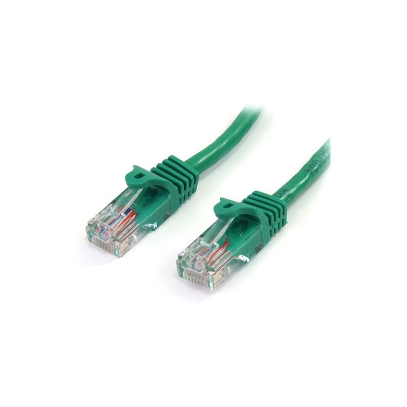 StarTech 1M CAT5E VERDE SIN ENGANCHE ETHERNET RJ45 CABLE MACHO-MACHO