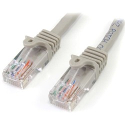 StarTech 1M CAT5E GRIS SIN ENGANCHE ETHERNET RJ45 CABLE MACHO-MACHO