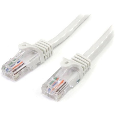 StarTech 3M CAT5E BLANCO SIN ENGANCHE ETHERNET RJ45 CABLE MACHO-MACHO