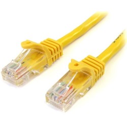 StarTech 3M CAT5E AMARILLO SIN ENGANCHE ETHERNET RJ45 CABLE MACHO-MACH