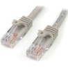 StarTech 5M CAT5E GRIS SIN ENGANCHE ETHERNET RJ45 CABLE MACHO-MACHO