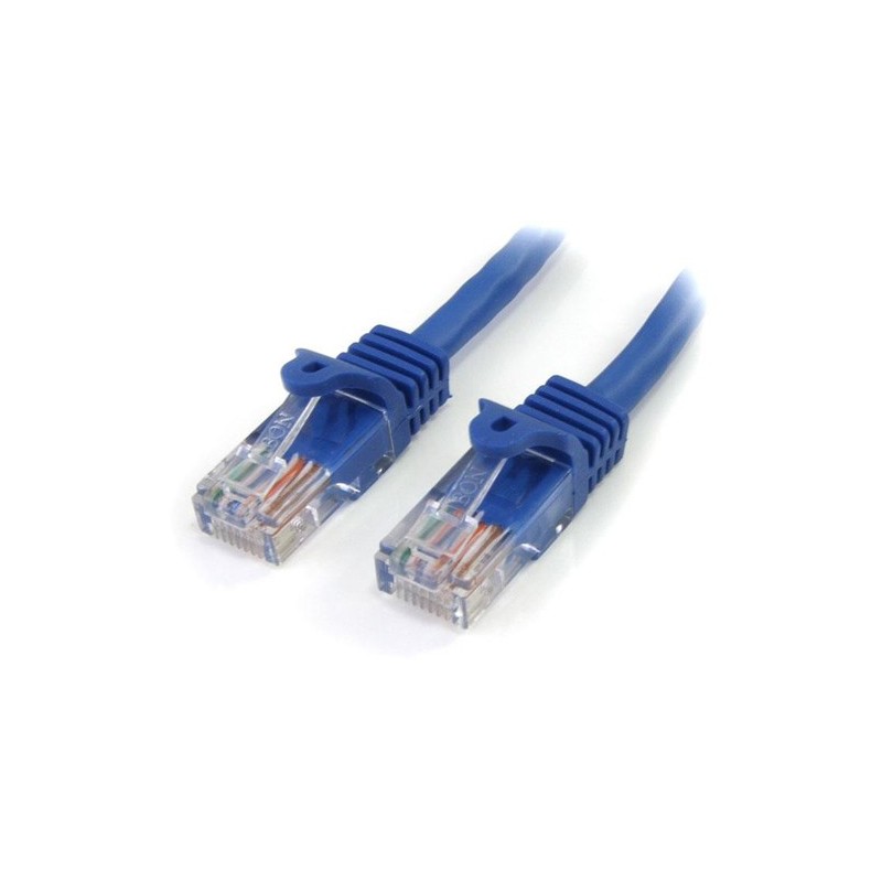 StarTech 5M CAT5E BLUE SIN ENGANCHE ETHERNET RJ45 CABLE MACHO-MACHO