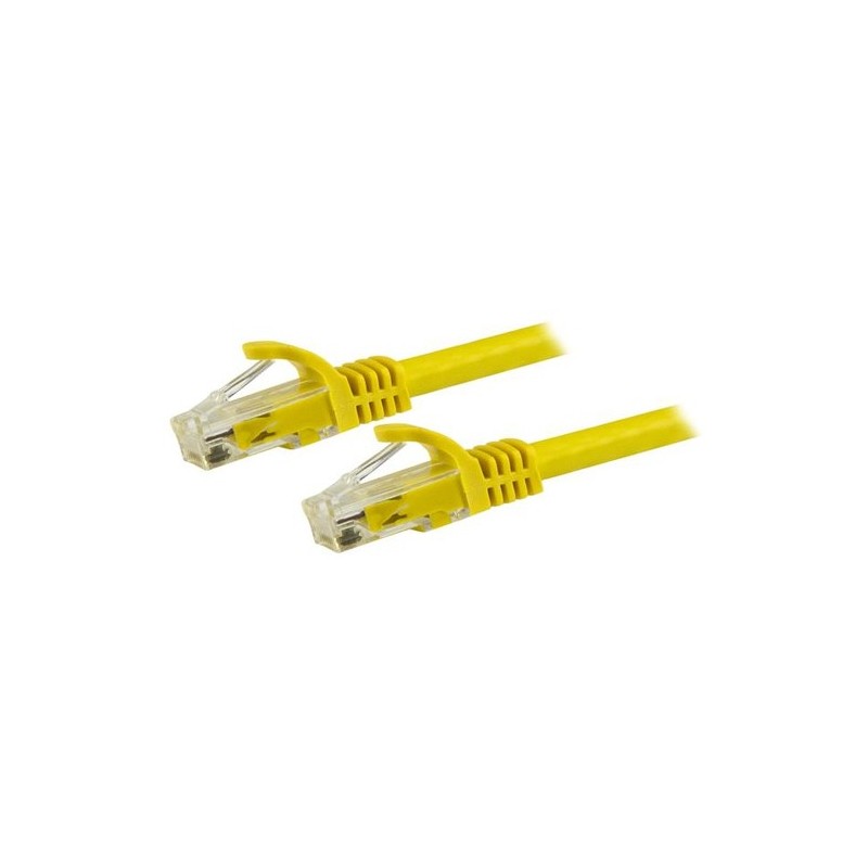 StarTech 0.5M AMARILLO CABLE CAT6 SIN ENGANCHE ETHERNET UTP