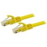 StarTech 0.5M AMARILLO CABLE CAT6 SIN ENGANCHE ETHERNET UTP