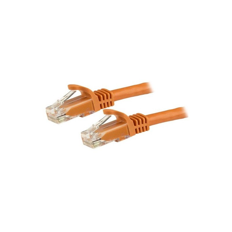 StarTech 0.5M NARANJA CABLE CAT6 SIN ENGANCHE ETHERNET UTP