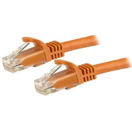 StarTech 0.5M NARANJA CABLE CAT6 SIN ENGANCHE ETHERNET UTP