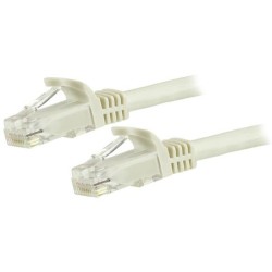 StarTech 0.5M BLANCO CABLE CAT6 SIN ENGANCHE ETHERNET UTP