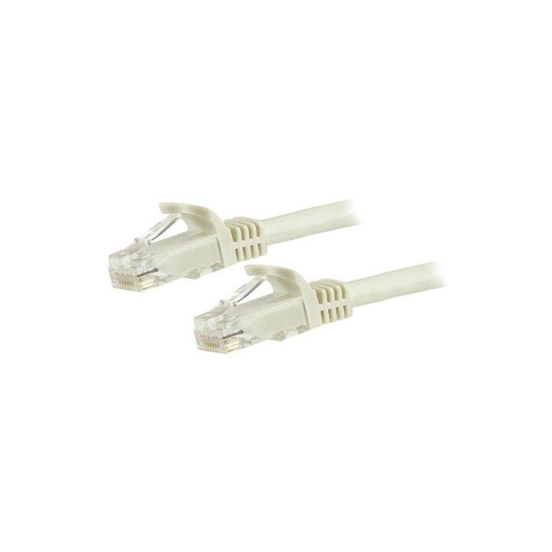 StarTech 0.5M BLANCO CABLE CAT6 SIN ENGANCHE ETHERNET UTP