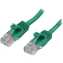 StarTech 0.5M VERDE CAT5E CABLE SIN ENGANCHE ETHERNET UTP