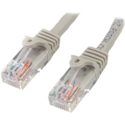 StarTech 0.5M GRIS CAT5E CABLE SIN ENGANCHE ETHERNET UTP