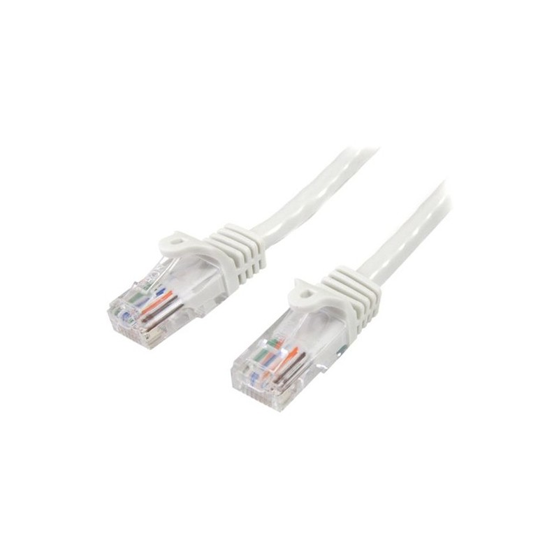 StarTech 5M BLANCO CAT5E CABLE SIN ENGANCHE ETHERNET UTP