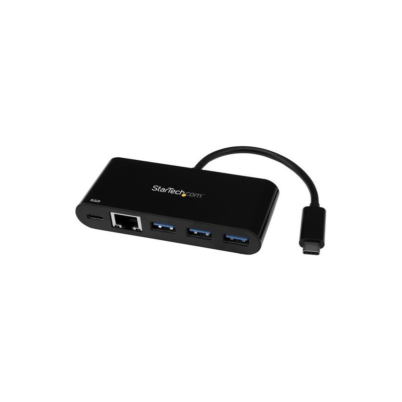 StarTech USB-C A ADAPTADOR ETHERNET CON 3 PUERTOS USB 3.0 HUB-SALIDA D