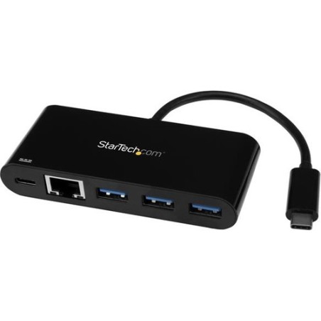 StarTech USB-C A ADAPTADOR ETHERNET CON 3 PUERTOS USB 3.0 HUB-SALIDA D