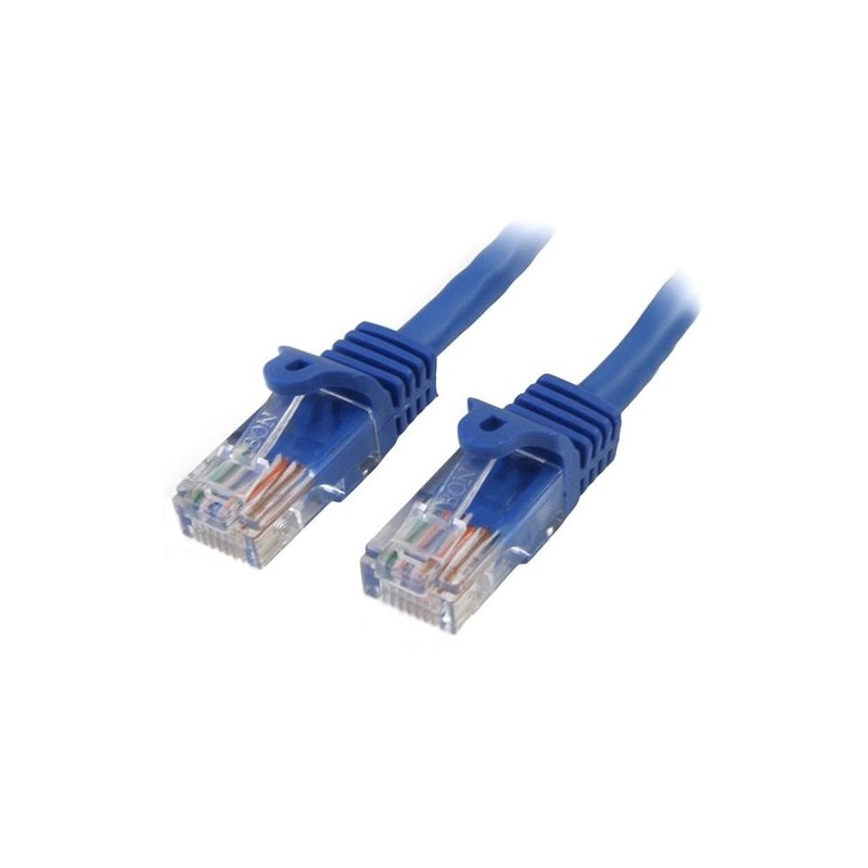 StarTech 10 AZUL CAT5E CABLE UTP SIN ENGANCHE ETHERNET