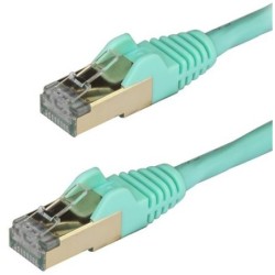 StarTech 1M CAT6A CABLE DE CONEXIÓN - AQUA STP