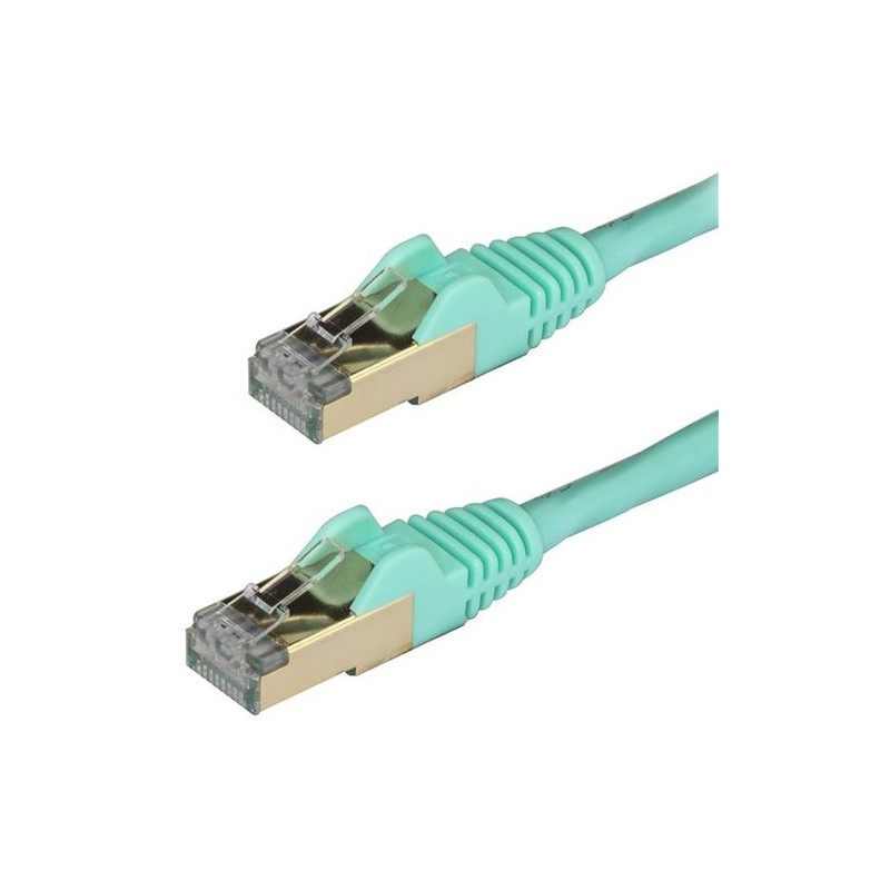 StarTech 1M CAT6A CABLE DE CONEXIÓN - AQUA STP