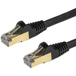 StarTech 1M CAT6A CABLE DE CONEXIÓN - NEGRO STP