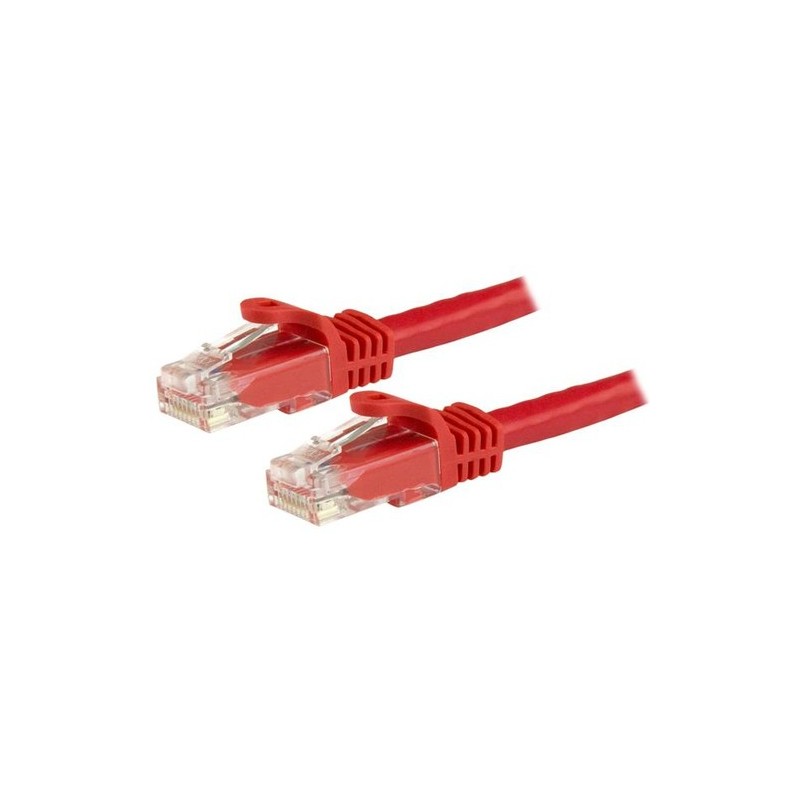 StarTech CABLE CAT6 0.5M ROJO SIN ENGANCHE ETHERNET UTP