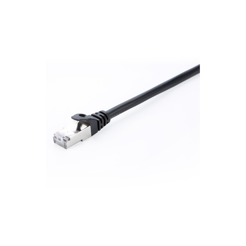 V7 CABLE CAT6 BLINDADO ETHERNET NEGRO STP 5M