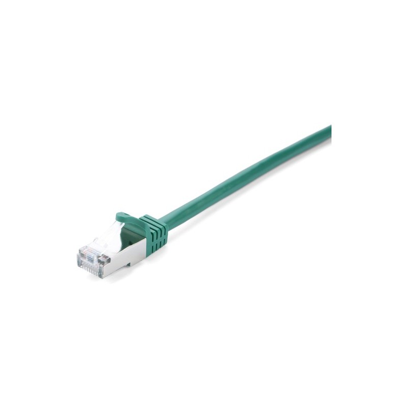 V7 CABLE CAT6 BLINDADO ETHERNET VERDE STP 3M