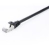 V7 CABLE CAT6 ETHERNET NEGRO STP 2M RJ45 COBRE SIN ENGANCHE