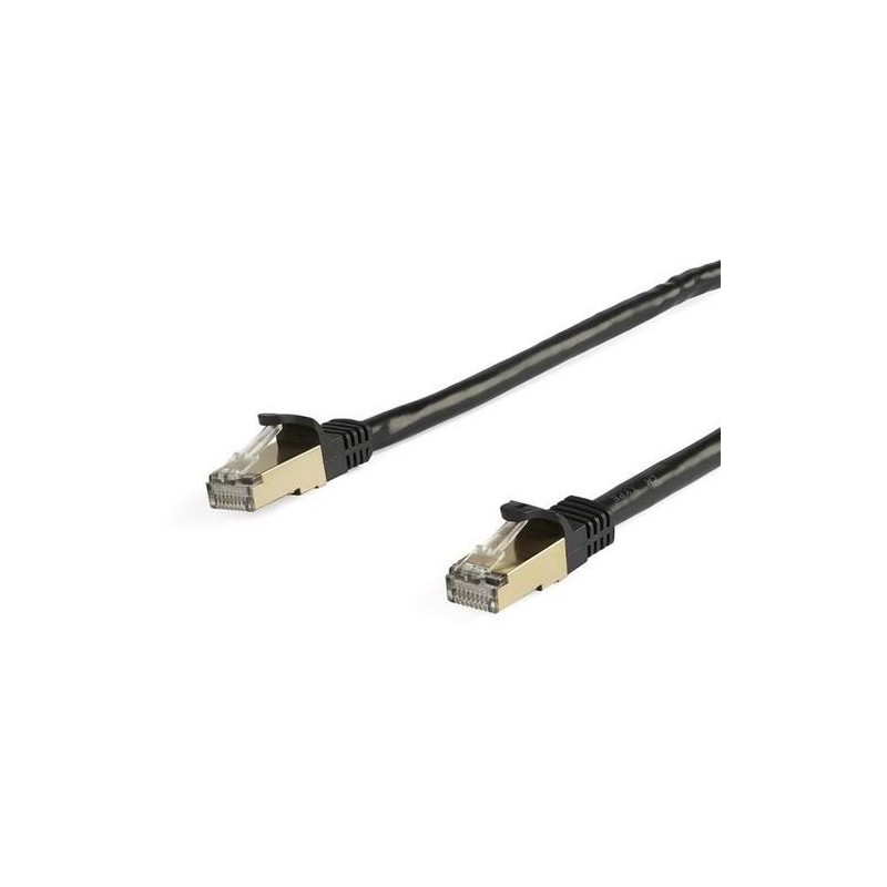 StarTech CABLE 10M CAT6A ETHERNET NEGRO BLINDADO COBRE