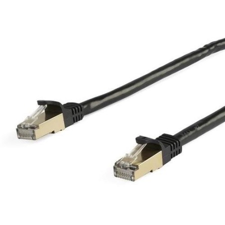 StarTech CABLE 10M CAT6A ETHERNET NEGRO BLINDADO COBRE