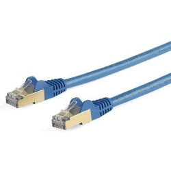 StarTech CABLE 10M CAT6A ETHERNET AZUL BLINDADO COBRE