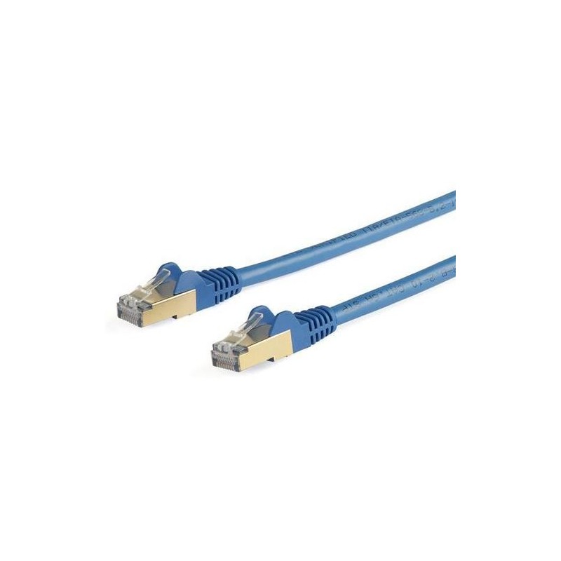 StarTech CABLE 10M CAT6A ETHERNET AZUL BLINDADO COBRE